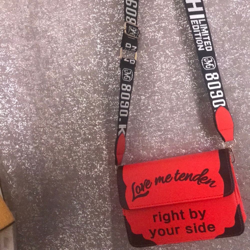 Crossbody red bag